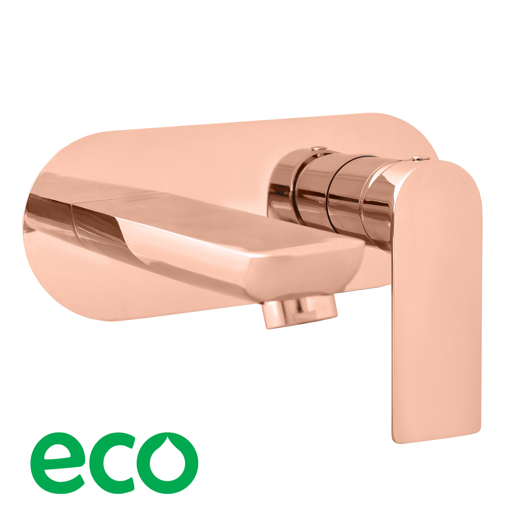 Built-in basin lever mixer NIL ROSE GOLD POLISHED