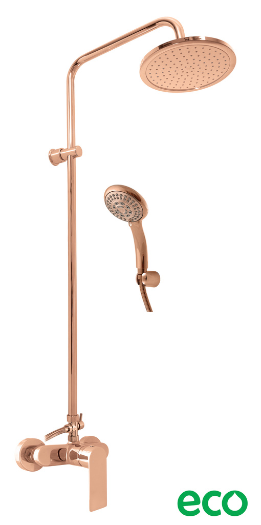 Shower lever mixers NIL ROSE GOLD POLISHED