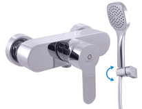 Shower lever mixer with accessories ZAMBEZI